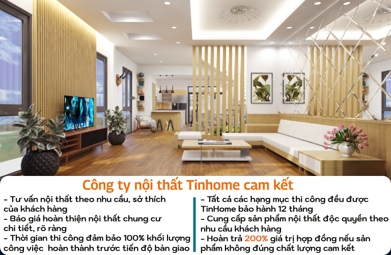 Công ty nội thất tinhome cam kết