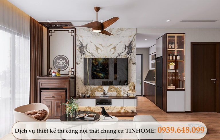 Dịch vụ thiết kế nội thất chung cư Tinhome