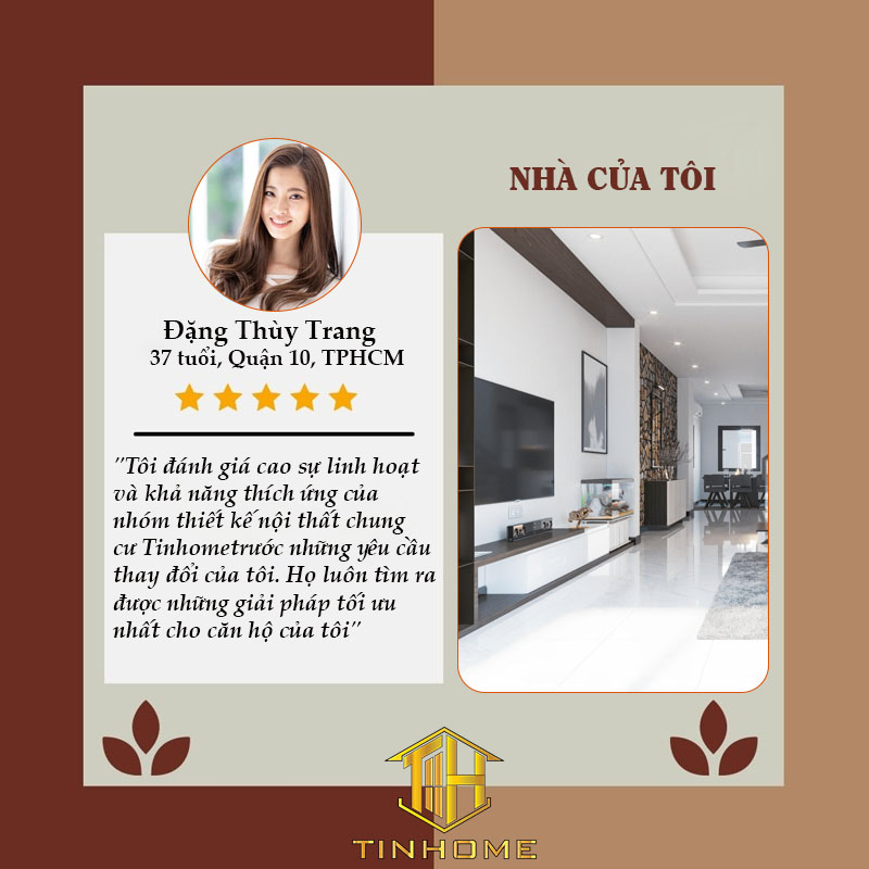 Feedback của Chị  Đặng Thùy Trang ở Quận 10, TP. Hồ Chí Minh