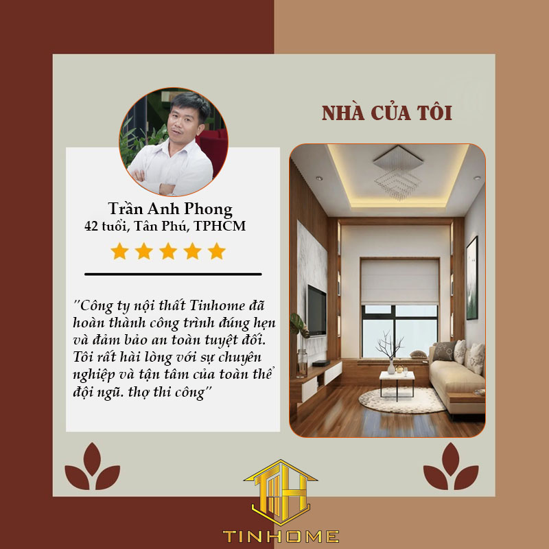 Feedback của anh Trần Anh Phong, Quận Tân Phú, TP. Hồ Chí Minh