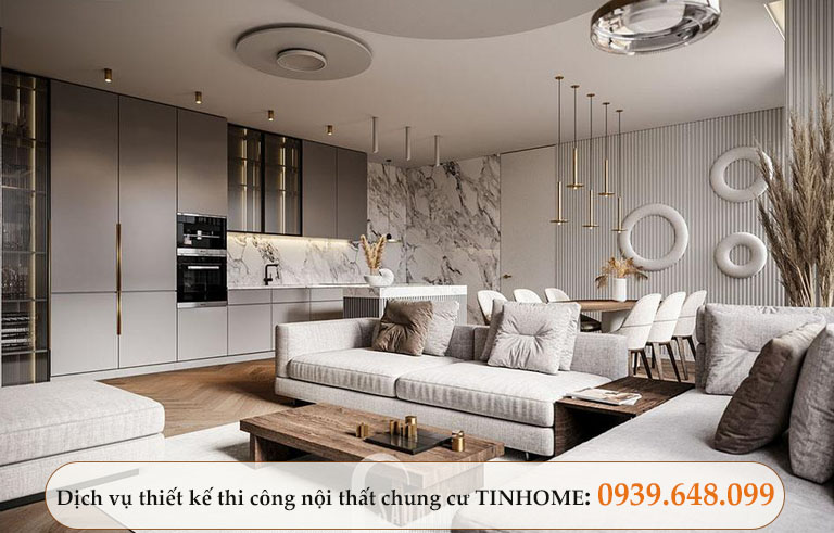 Chất lượng thi công nội thất chung cư cao cấp của Tinhome