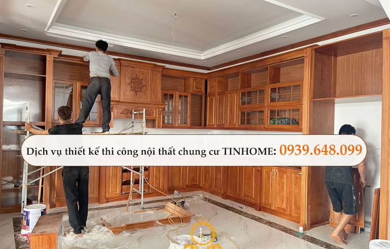 Thi công trực tiếp các nội thất chung cư