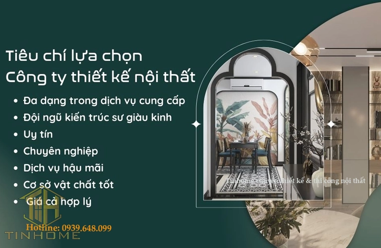 Tiêu chí lựa chọn công ty thiết kế nội thất chung cư tốt 